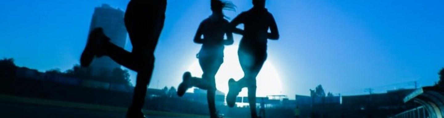 Girls running 