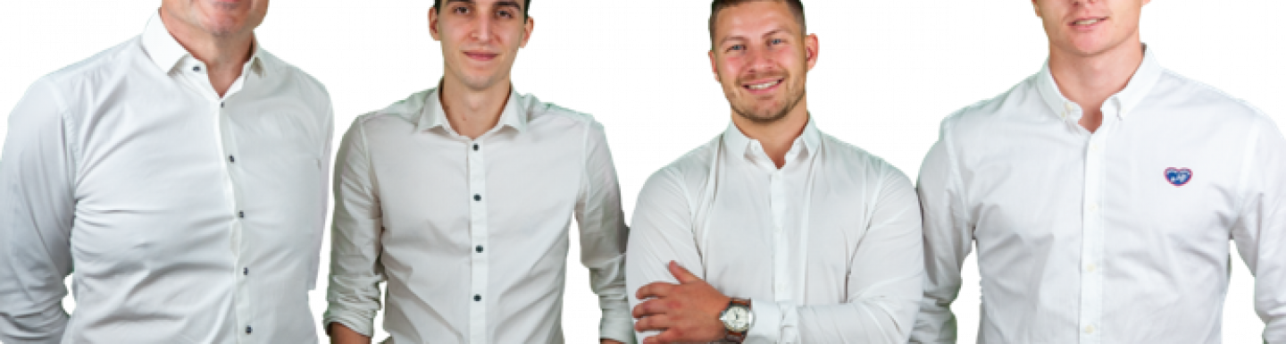 L’équipe complète du projet entrepreneurial de TownGether, porté par emlyon.