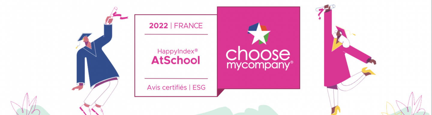 emlyon business school occupe la 2e place du Classement HappyAtSchool 2022, qui récompense les écoles offrant la meilleure expérience étudiante