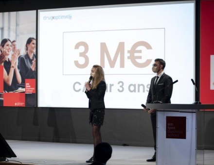 Un speech pour convaincre et mettre en lumière un travail porté pendant 10 semaines. 