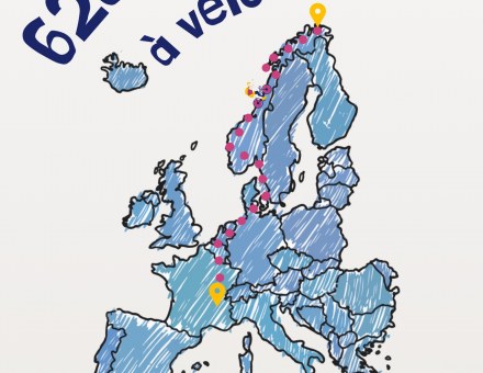 De Lyon au Cap Nord : un trajet de 6200 km à vélo.