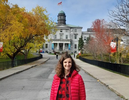 Hortense Fortin à l'université de McGill, Canada