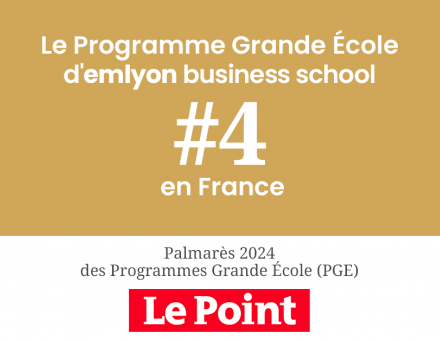 PGE emlyon - 4ème PGE de France