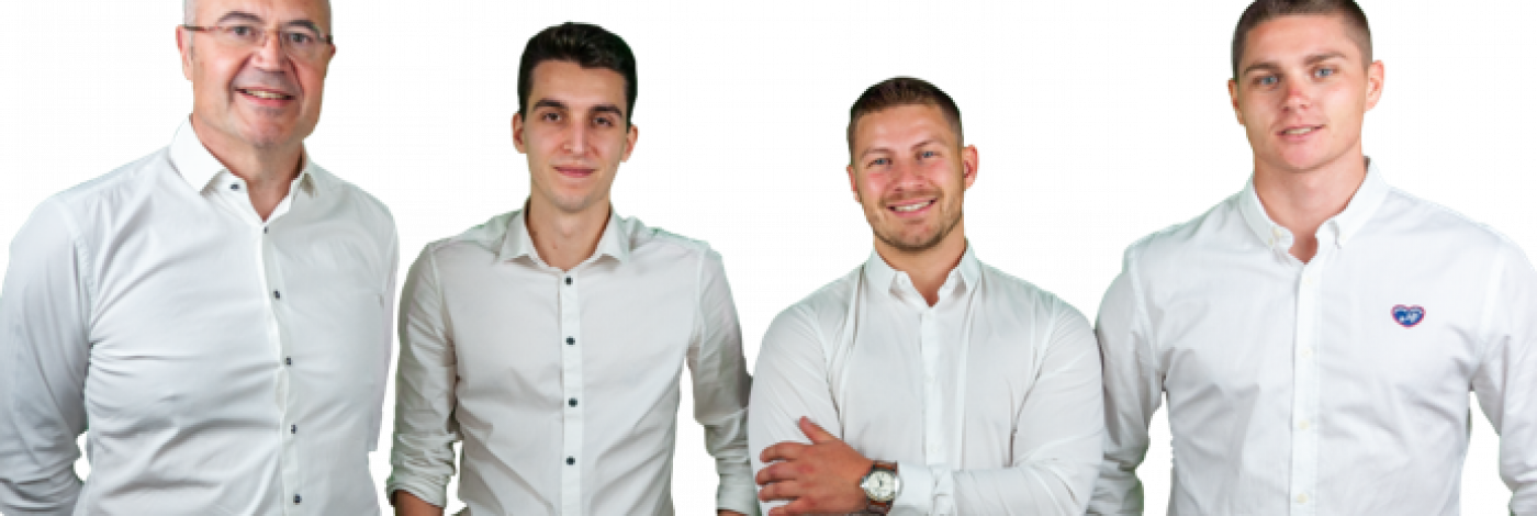 L’équipe complète du projet entrepreneurial de TownGether, porté par emlyon.